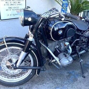 Dennis Buys Classic motorcycles like this vintage black 1969 BMW r69s